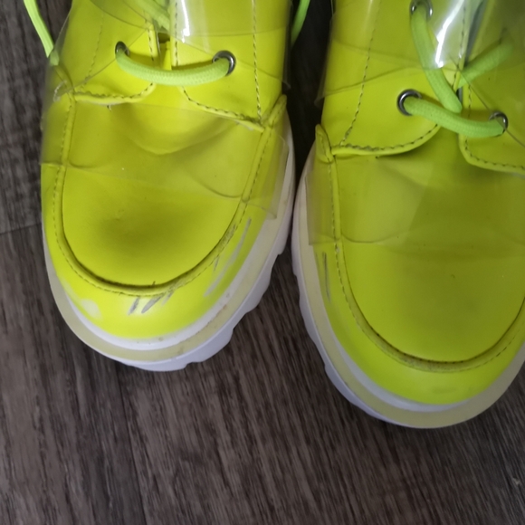 Cape Robbin Womens Neon Green  Size 8 - Picture 5 of 6